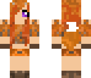 orange fox girl
