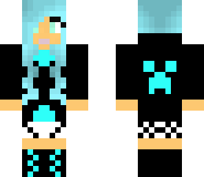 blue creeper girl