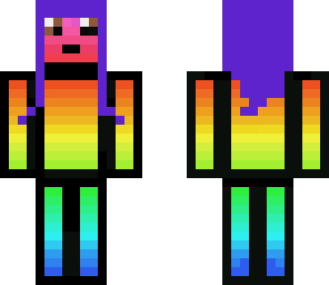 rainbow girl