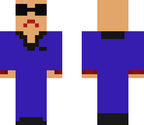 men in blue