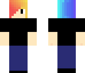 rainbow hair male