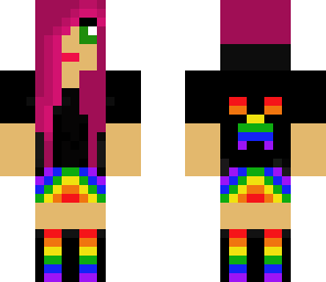 rainbow creeper girl