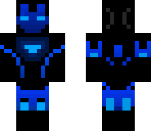 blue iron man