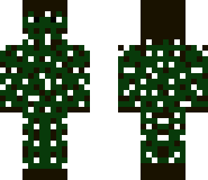 camoflauge snow forest