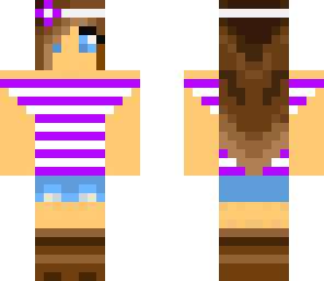 purple stripe shirt