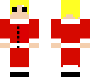 santa blonde boy