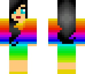 rainbow girl