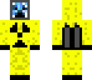 creeper con traje antiradioactividad