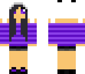 panda girl purple