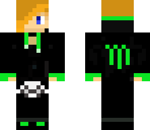 green hoodie