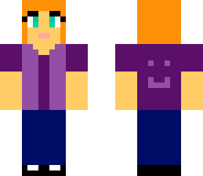 purple vest girl