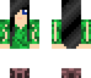 black-haired girl