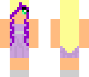 purple dress