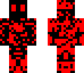 red and black