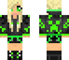emerald creeper girl