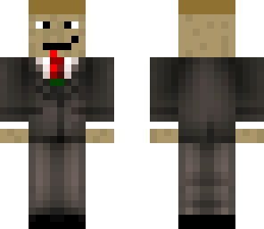 pixelated doom in buisness suit