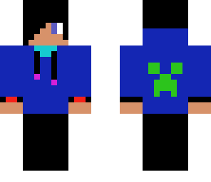 blue man