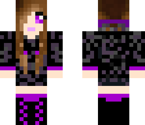 endergirl with headphones
