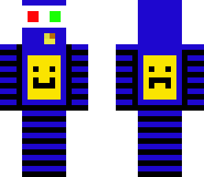 3d blue man