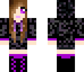 endergirl with hoodie