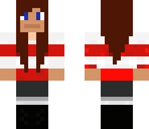 red striped girl