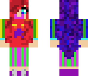 colorful girl