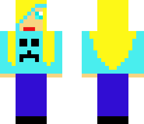 blue creeper girl