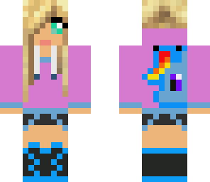 rainbow dash hoodie girl