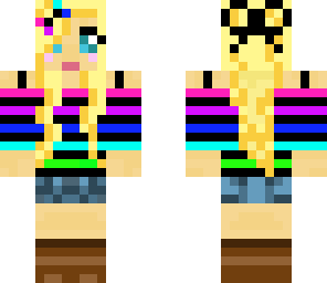 rainbow girl