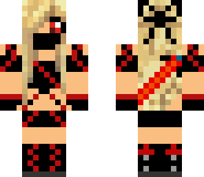 red girl ninja
