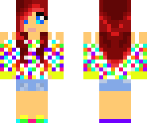 rainbow girl
