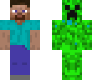half creeper half steve