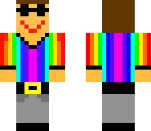 super funny rainbow guy