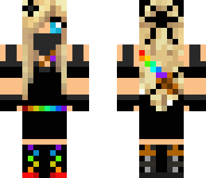 rainbow ninja girl