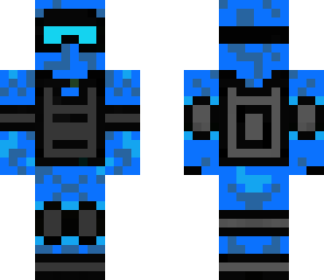 blue future soldier