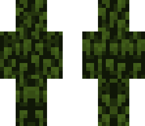 Oak Leaf Camo Minecraft Skin