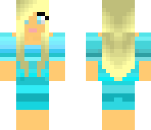 cute blue girl