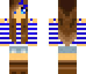 blue girl
