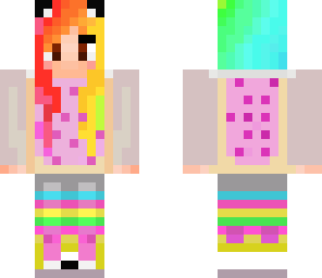 nyan rainbow cat girl