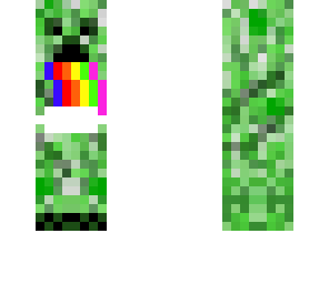 creeper barfing rainbows