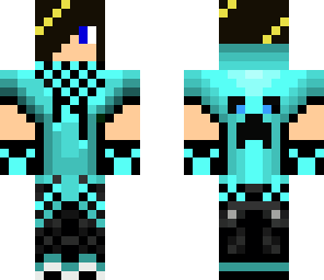cool blue teenager 