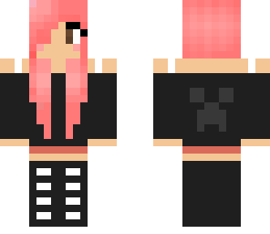 pink emo girl