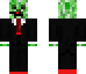creeper with suit and mic