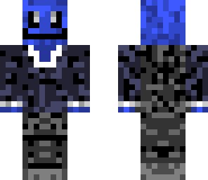 blue dued in suit