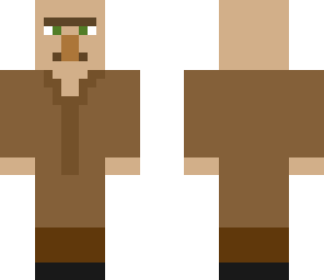 villager with headphones