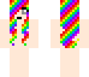 psychedelic rainbow hair base