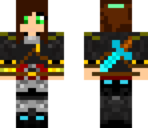 warrior girl brown hair