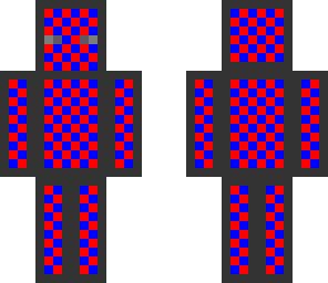 blue and red