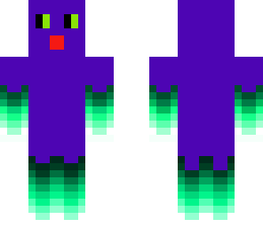 creepy blue guy