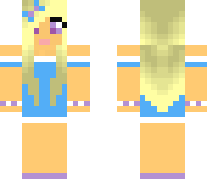 blue dress